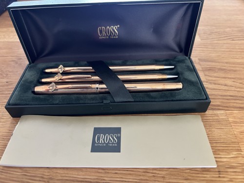 Rolled gold cross - cross, pen
