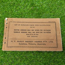 Suntyne Sundelve Combined Drill and Spring-Tine Cultivator List Duplicate Parts