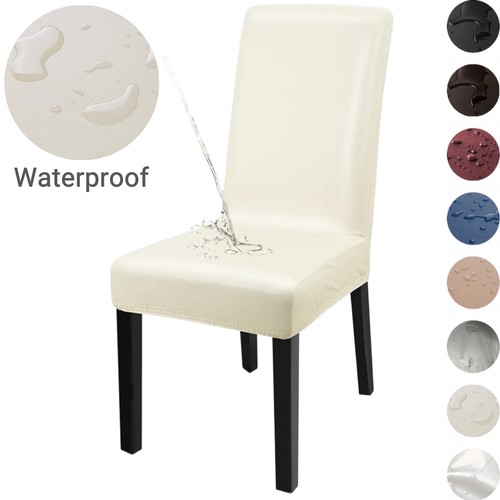 Leather dining chair covers - leather,