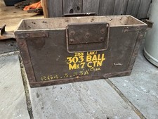 British Military Ammunition Box 303 Ball Mk7 CTN Wood