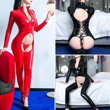 New Women PVC Leather Wetlook