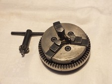 Vintage Lathe 3 Jaw Chuck Self Centering Chuck. Diameter 3".