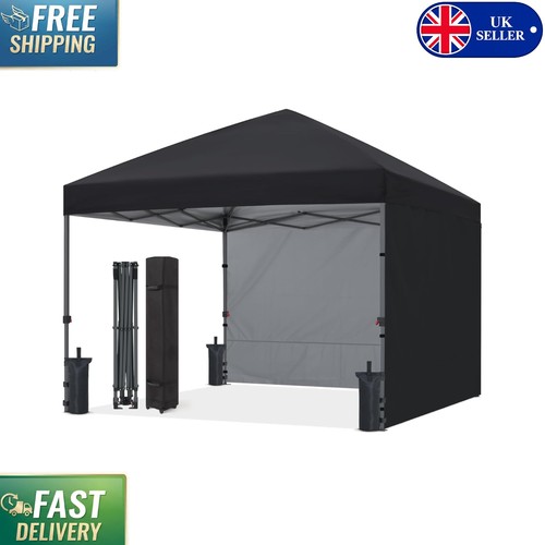Quick setup 5x2 black pop - setup, 2.5x2.5m