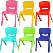 PREMIUM  PLASTIC CHILDREN CHAIRS KIDS TEA PARTY GARDEN NURSERY SCHOOL CLUB