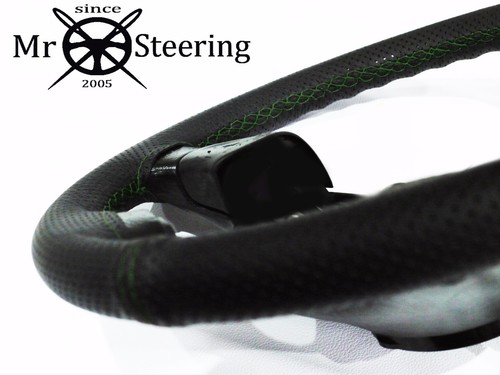 Perforated leather steering - perforated,