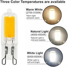 G9 LED Bulb Warm-Natual-Cool White Dimmable COB 2W 3W 5W 7W Halogen Capsule UK