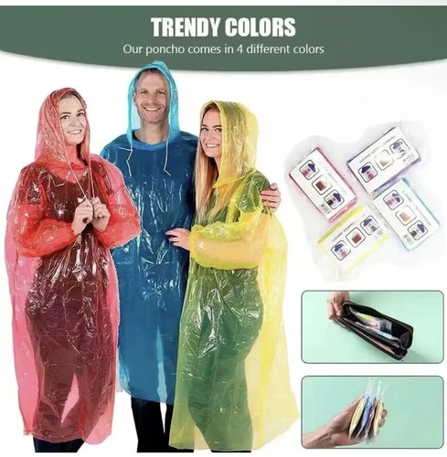 Disposable unisex rain - disposable,