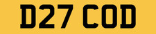FRESH FISH VAN NUMBER PLATE
