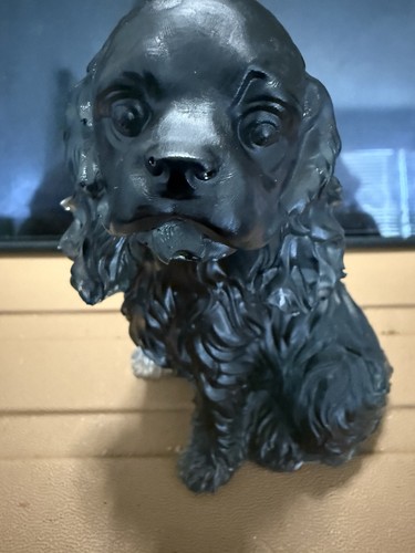 Resin black cocker spaniel - ,, 4
