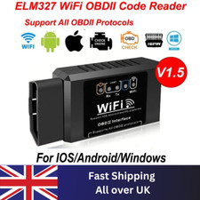 ELM 327 WiFi OBD2 Car Diagnostics Scanner Code Reader for iOS AND Android OBD