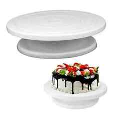 Rotating cake turntable decorating dessert display stand icing smoother kitchen