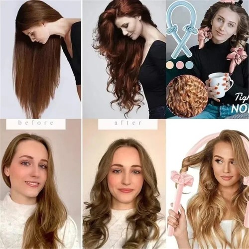 Heatless hair curler headband - curler,