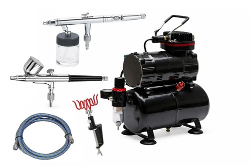 Single piston compressor with - single,