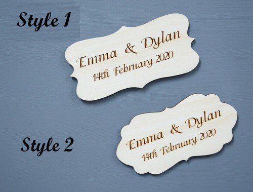 Wooden personalised plaque - wooden,