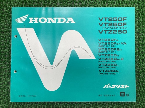 Vt250f vtz250 parts list - se,