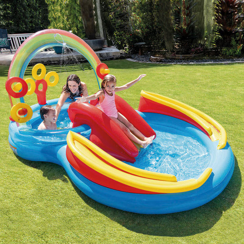 Inflatable rainbow water - rainbow,