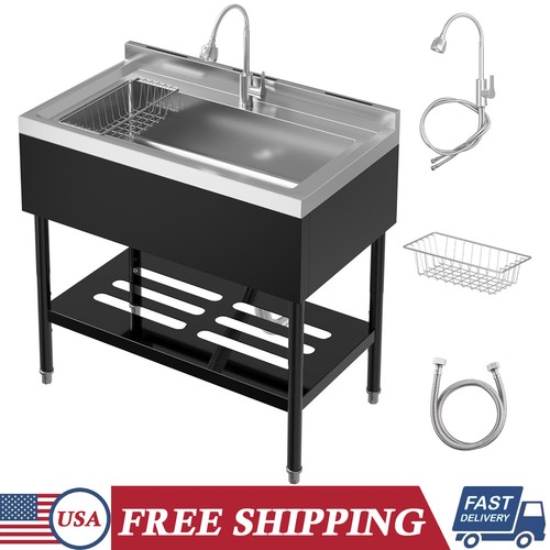 Inch single bowl utility - inch,