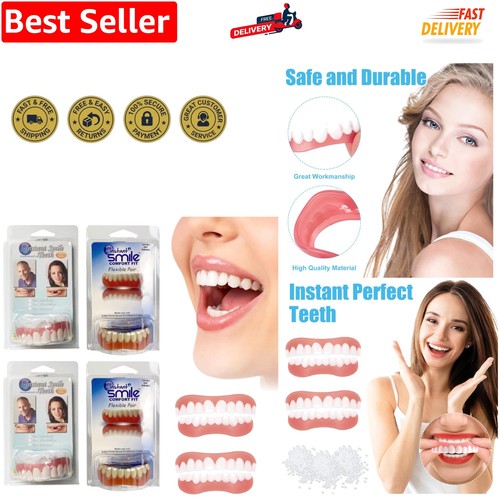 Pair false teeth denture - pair,