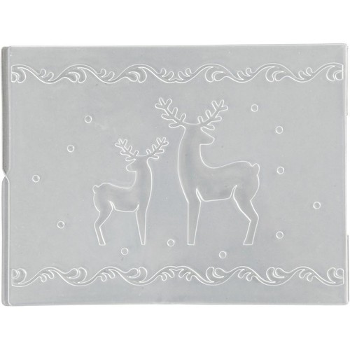 Reindeer embossing folder - embossing,