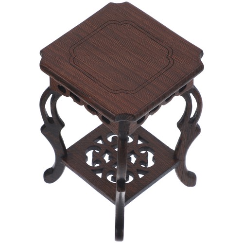 Wooden plant stand chicken - wooden,