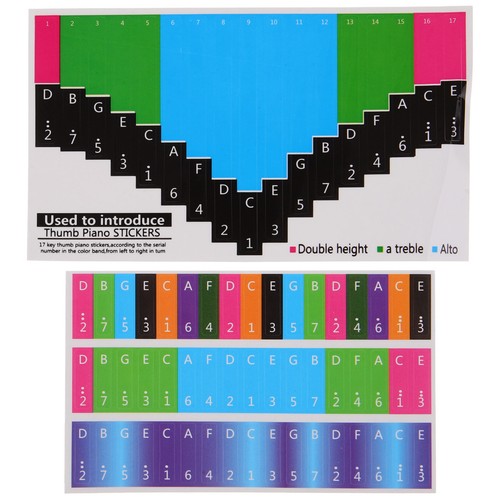 Durable plastic kalimba note - kalimba,
