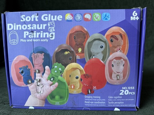 Soft glue dinosaur pairing - glue,