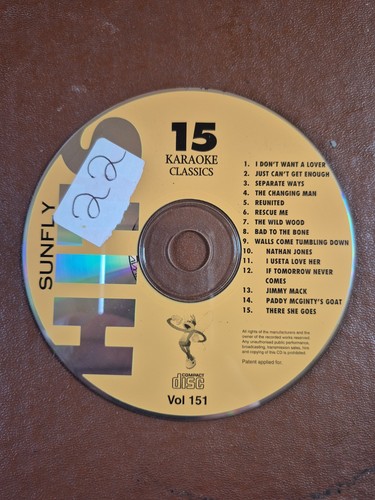 Sunfly karaoke vol 151 - karaoke,