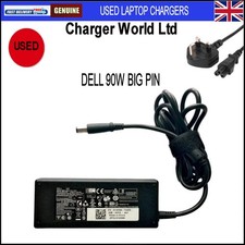 Original DELL 90W 19.5V 4.62A  CHARGER  (BIG PIN)  With Power Lead