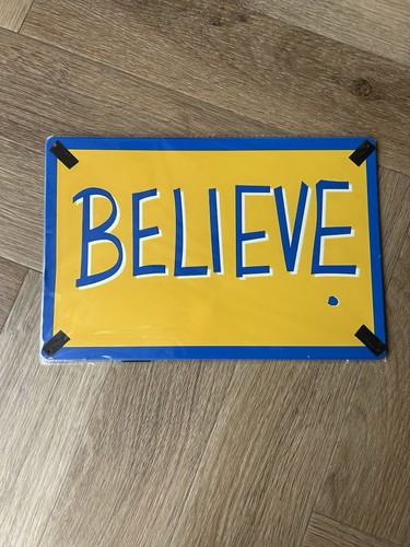 Ted lasso believe wall - believe, plaque
