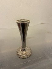 Vintage Silver-plated Grenadier England Bud Vase Floral Design