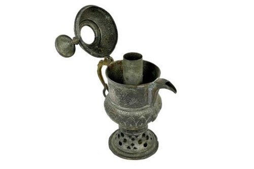 Kashmiri samovar tinned copper - kashmiri,
