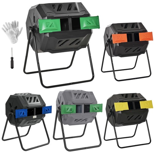Garden compost bin tumbler - compost,