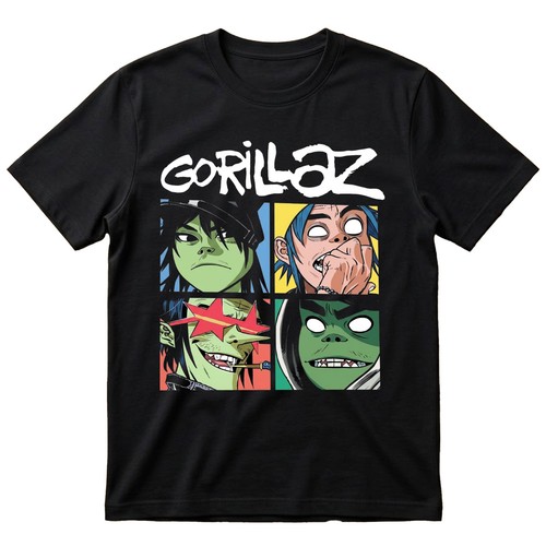 Gorillaz band graphic - band, t-shirt