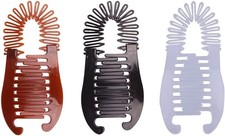 3Pcs Banana Hair Clips for