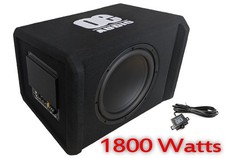 1800 Watt Active 12" Subwoofer OE-112SP Bass box Car Audio Built in Amplifier