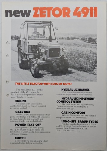 Original zetor 4911 - zetor, tractor