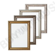Ornate Picture frame Shabby Chic photo frame poster frame silver Gold or Walnut