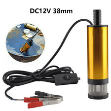38mm Diesel Fuel Pump DC 12V Transfer Pump Water Oil Fluid Refuelling Tool UK