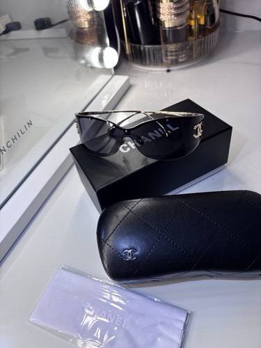 Chanel shield sunglasses metal - chanel,
