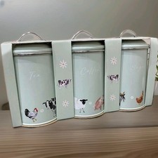 Set of 3 Tea Coffee Sugar