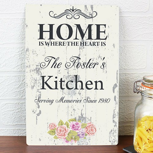 Personalised shabby chic home - personalised,