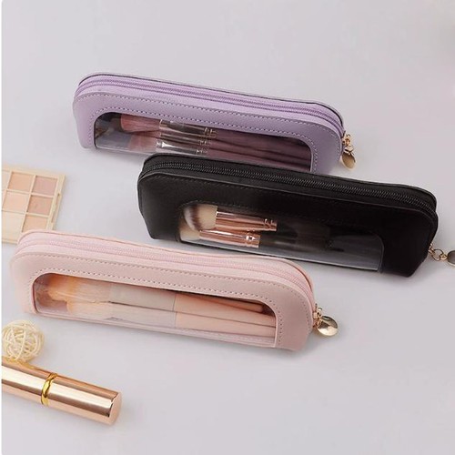 Small clear makeup bag - small, travel