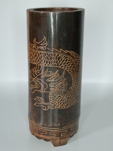 Chinese dragon etched - dragon, 8"
