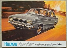 HILLMAN HUNTER Car Sales Brochure 1969 #3553/H