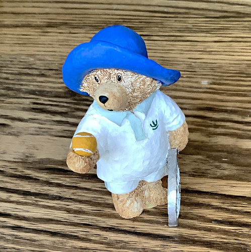 Paddington bear tennis - bear,