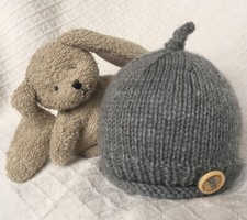 Hand Knitted Baby Pixie Hat