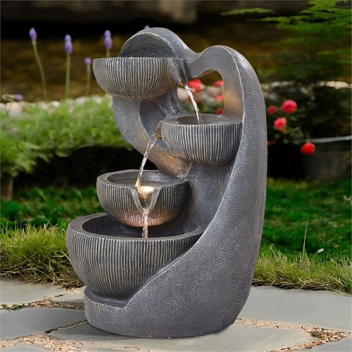 Tier water fountain - water, with