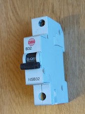 Wylex NSB32 MCB 32amp NSB32 RED CLIP - FREE  POST , SENT FAST 