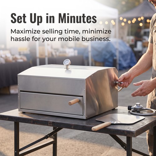 Outdoor gas pizza oven for - pizza,