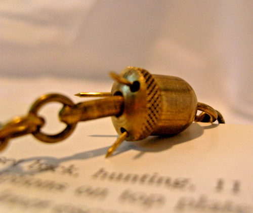Pocket watch chain acorn - acorn, fob